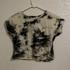 Tie die crop top